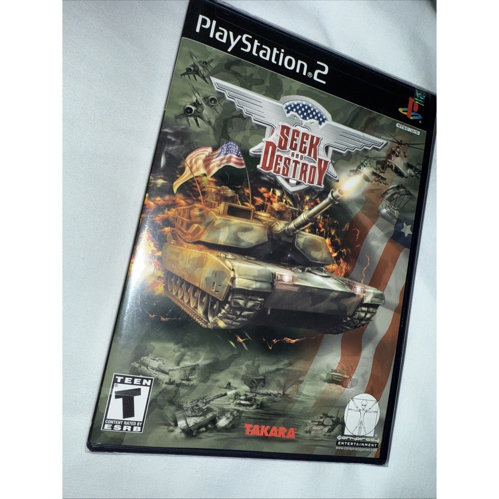Seek and Destroy Video Game‎ PS2 Sony Playstation 2 Brand New Rated T For Teen